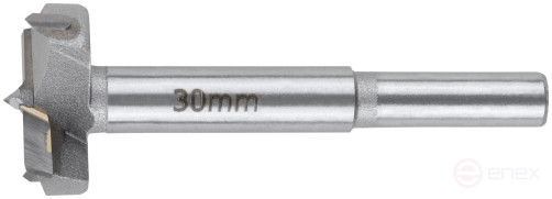 Forstner drill bit (milling cutter) with 30 mm carbide inserts
