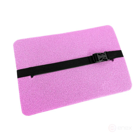 Tourist seat, 5 - layer lilac, with foil, moisture-resistant, multi-layered, foam/karemat, camping seat, hiking/hiking trunk 350x240x25 mm