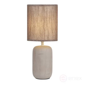 7039-501 Rivoli Ramona 7039-501 Table Lamp 1* E14 40W ceramic brown with lampshade