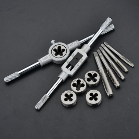 Set of taps and dies professional 40 items // HARDEN