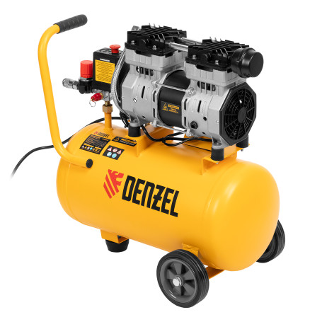 DLS950/24 oil-free low noise compressor 950 W, 165 l/min, receiver 24 L Denzel