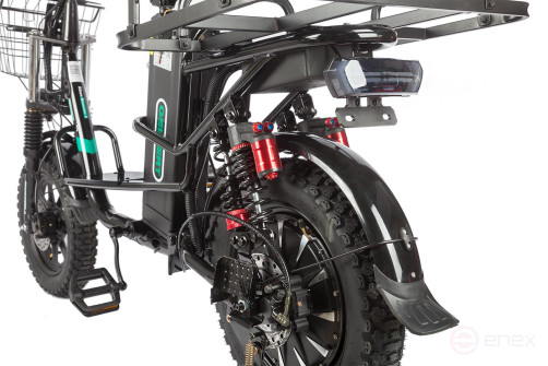 Электровелосипед Gelbert Khan Monster 1, черный