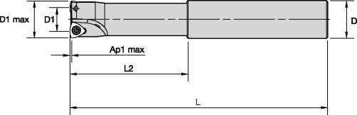 Фреза 20Y03R060A25SWP03L170