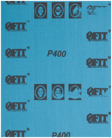 Листы шлифовальные водостойкие на тканевой основе, алюминий-оксидные, Профи 230х280 мм, 10 шт. Р 400