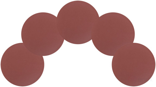 Круги шлифовальные сплошные (липучка), алюминий-оксидные, 125 мм, 5 шт. Р 1000