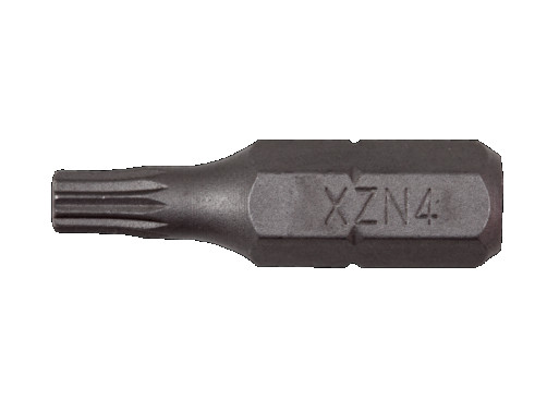 3 x Bits for screws XZN M4 25 mm 1/4