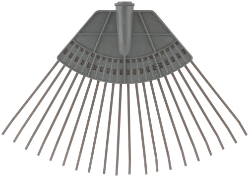 Грабли веерные пластинчатые (пластмассовая основа),20 зубьев, 310х450 мм, без черенка