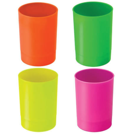 Stand-glass STAMM "Office. Neon", plastic, round, assorted