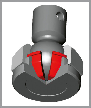 SLV100M is a set of highly efficient clamps that adapt to various shapes 1000/120, force: 6.5 kN
