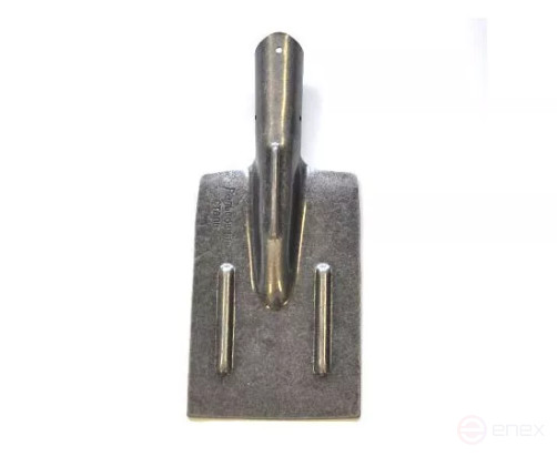 Лопата (окорочная) из рельсовой стали с ребром жесткости 135*206*315 мм