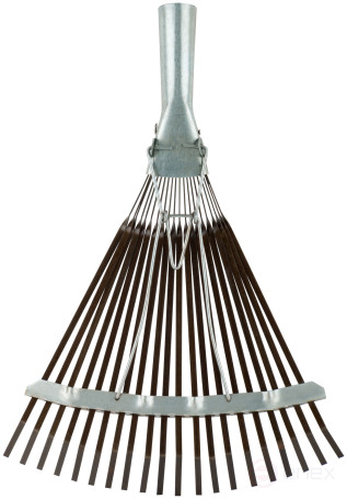 Грабли веерные регулируемые пластинчатые, 20 зубьев, 250-415 мм, без черенка