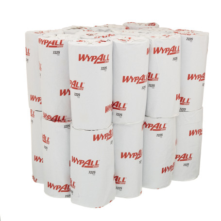 WypAll® L10 Протирочный материал для пищевой промышленности и общей очистки - Компактный рулон / Синий /1 слой F2 (24 Рулонов x 165 листов)