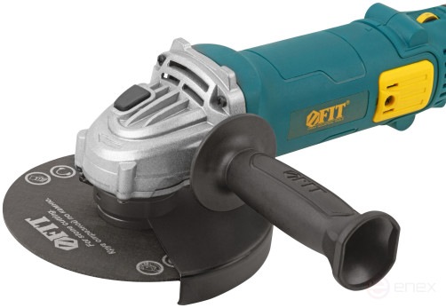 Angle grinder 1400 W; 0-10000 rpm; ClC 150 mm; 2.5 kg; reinforcement.rotor; used brushes; box