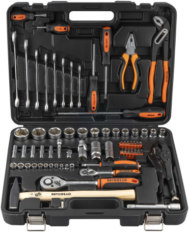 Tool Set 72pr. 1/2" DR 1/4"DR Avtodor (39872)