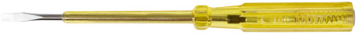 Indicator screwdriver, yellow handle 100 - 500V, 190 mm