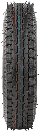 Колесо запасное, 8 слойная шина, 390х90x220 мм для тачек 77609; 77612; 77627 (4,80"/4,00"-8") (посадка ширина 90 мм, диаметр 16 мм)