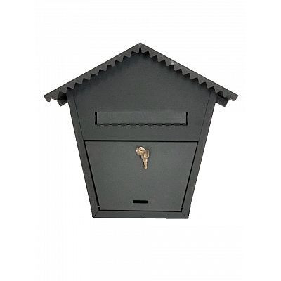 Warsaw 2 mailbox, black moire paint, individual packaging (box) + group packaging (box)