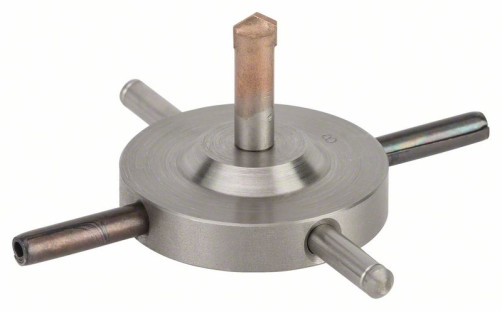 Centering cross for dry drilling crowns and countersinks for sockets 87 mm
