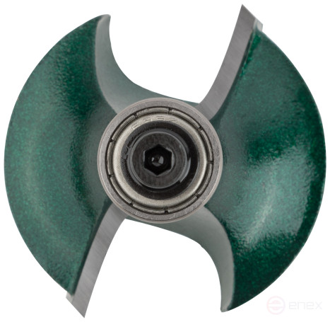 Фреза кромочная калевочная с нижним подшипником DxHxL=38,1х19х60 мм