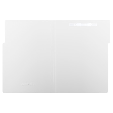 Folder with plastic folder Berlingo "No Secret", 500 microns, translucent
