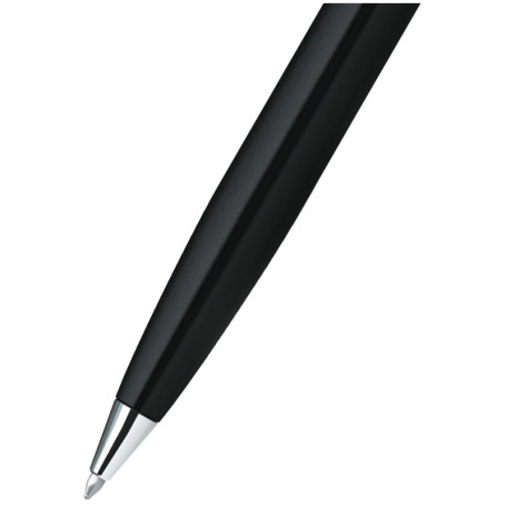 Ручка шариковая Berlingo "Silver Standard" синяя, 0,7 мм, корпус черный, поворот., инд. упак.