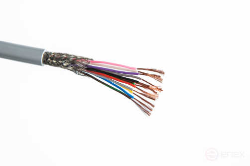 Кабель гибкий передачи данных, экранированный, маслостойкий, витая пара LIYCY (TP) 4X2X0,34