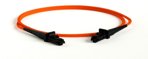 FC-D2-50-MTRJM/PR-MTRJM/PR-H-1M-LSZH-OR Patch cord fiber optic (cord) MM 50/125, MTRJ(dad)-MTRJ(dad), 2.0mm, duplex, LSZH, 1m