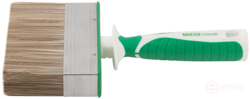 Макловица, 70% ПЭT/30% натуральная щетина, нерж. обжим, 2-К ручка, 120 х 30 мм