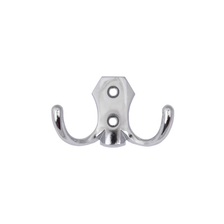 Крючок меб. двухрожковый мет. WP89 хром AKS