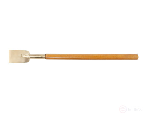 Scraper blade 150x765 mm wooden handle intrinsically safe AlCu 212-1008, HORTZ