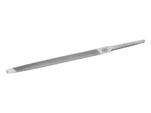 Thin triangular file without handle 125 mm, personal notch