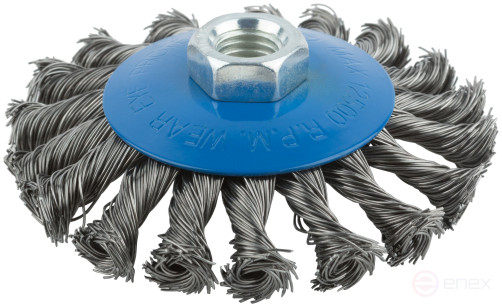 Cornice, type "wheel" with tilt, nut M14, steel twisted wire 100 mm