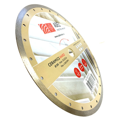 Diamond solid ceramic disc Hard Ceramics Ø350*2,2*11*32,0/25,4 Adel Instrument