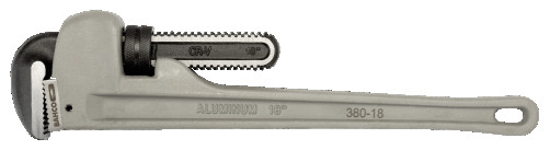 1 1/2" Aluminum pipe wrench, 253 mm