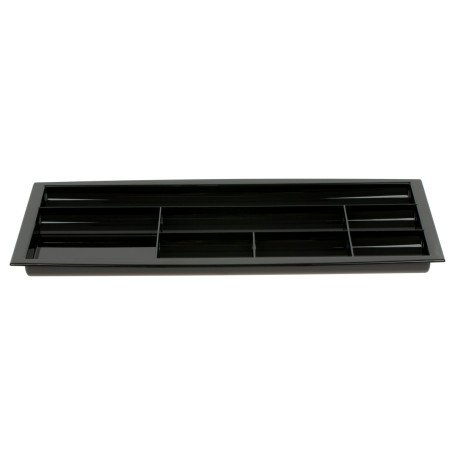 Настольная подставка СТАММ "Field", полистирол, черная