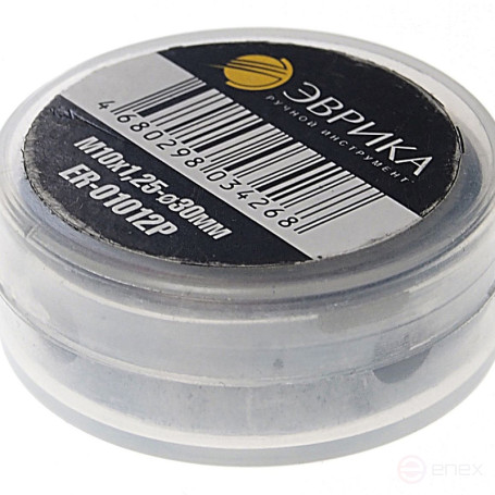 Плашка ER-01012P M10x1,25-ø30мм, в пластиковом футляреЭВРИКА /1/10
