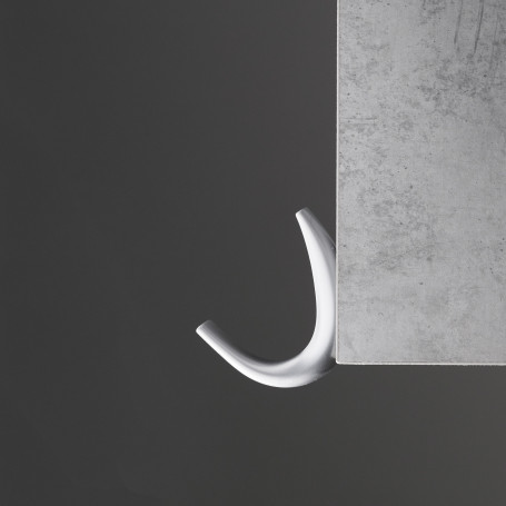 Крючок меб. однорожковый мет. SKY хром AKS