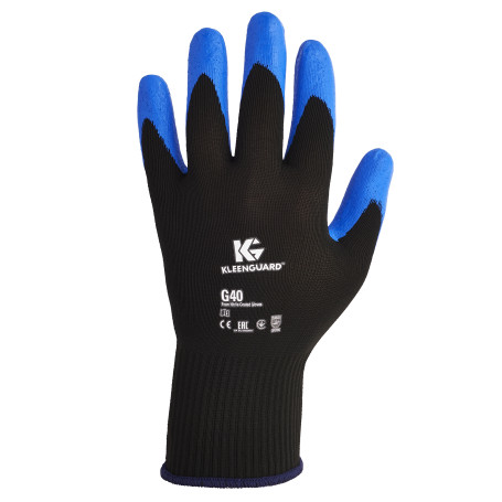 KleenGuard® G40 Nitrile coated gloves - Customized design for left and right hands / Blue /8 (5 packs x 12 pairs)