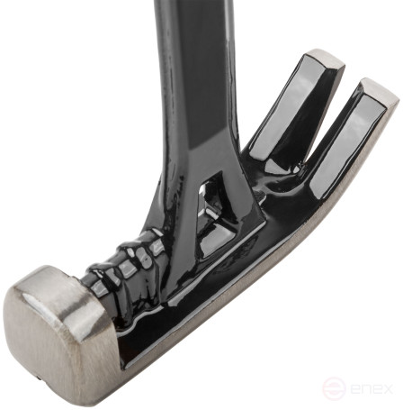 Молоток-гвоздодер, цельнометаллический Профи, 450 гр., вытягивание гвоздей