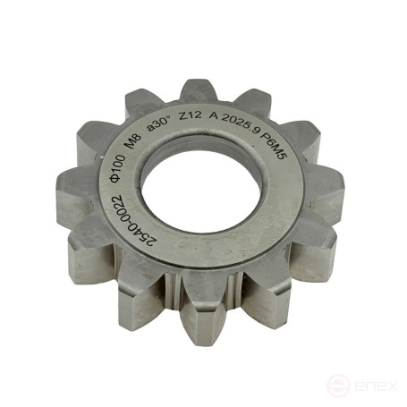 Долбяк дисковый M 8.0, z=12, 30°, D=96 мм, d=44.45 мм (2540-0022) TORNERI Т028203
