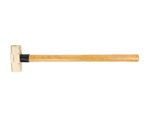 Кувалда 5,4 кг AlCu рукоятка дерево гикори искробезопасная 191G-1030, HORTZ