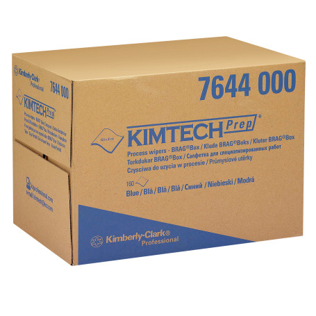 Kimtech® Wipes - BRAG™ Box Packaging / Blue (1 Box x 160 sheets)