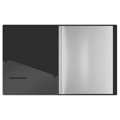 Folder with 60 Berlingo "Instinct" inserts, 30 mm, 700 microns, with inner pocket, lavender