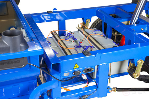 Грузовой электрический трицикл Rutrike D5 1700 гидравлика (60V1200W), темно-зеленый