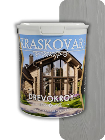 Антисептик кроющий Kraskovar Drevokroy 7001 0,9 л.