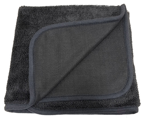 ACG DELIKA Полотенце из микрофибры для деликатной сушки поверхностей автомобиля СЕРАЯ 45x70 см 1022775