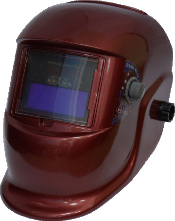 BRIMA MEGA HA-1110o Self-darkening welding mask red