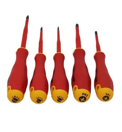 Felo Set of dielectric screwdrivers SL/PH E-Slim Ergonic, 5 pcs 41385198