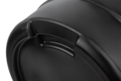 Plastic construction bucket for carrying mortar, reinforced walls, rope handles 40 l