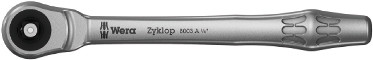 8003 A Zyklop Metal Push трещотка, сдвижной квадрат, привод 1/4", 1/4" x 141 мм